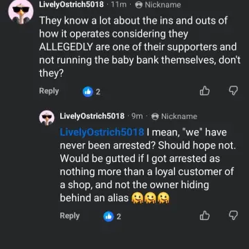 Photo from Jayne's Baby Bank STALKERS & HATERS Exposed, 16 May 2026: I'm using this nick name so you don't report our accounts you idiot to try and silence our response. Give me strength - these people are thi