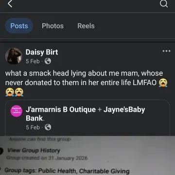 Image from Jayne's Baby Bank STALKERS & HATERS Exposed