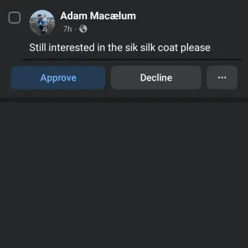 Photo from Jayne's Baby Bank STALKERS & HATERS Exposed, 12 Sep 2026: I think it's important to show who these weridos are because they are fixated. This coat was sold 2 years ago and he's still obsessed. His g