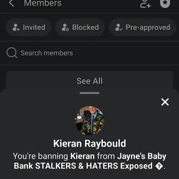 Image from Jayne's Baby Bank STALKERS & HATERS Exposed