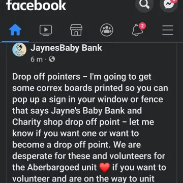 Photo from Jayne's Mother & Baby Bank, Food Bank & Charity Shop