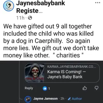 Photo from Jaynesbabybank Registered - cic: Yes we have out of our fundraising and we have receipts in our accounts for them - we pay for it in full. What have you done to help familie