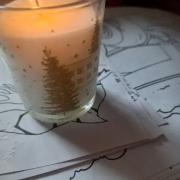 Image from Jaynesbabybank Registered - cic: Me and the poopy cats cwtched up on the Chesterfield with candles and free colouring packs to sort. Watching a film while Dan's gone to get 