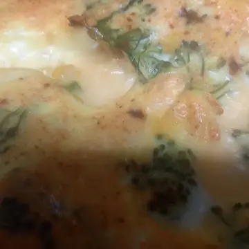 Image from Jaynesbabybank Registered - cic, 30 Jun 2026: Crustless quiche Eggs as many as you like this dish was deep so I used 10 , splash of milk and throw whatever else you have in it . I boiled