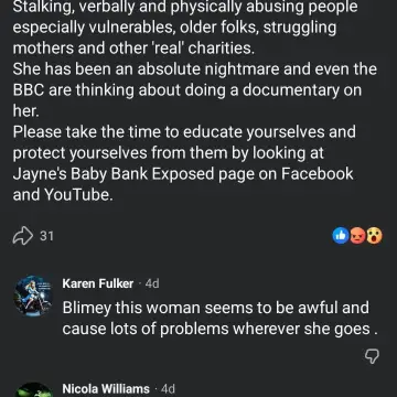 Photo from Jaynesbabybank Registered - cic: Same people all the time - Nicola Williams. I've informed her boss because she's lied about her criminal record to get a security job. Belie
