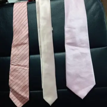 Image from Jaynesbabybank Registered - cic: SANDRA - you wanted pink ties. £1 each please. We don't usually keep ties in the shop because my mum makes festival skirts out of them so if