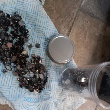 Photo from Jaynesbabybank Registered - cic, 22 Sep 2026: Pulled these off a damaged peeling belt to recycle as crystal studs or for our craft clubs. Plastic cylinders were donated too ♻️🍼🌏🏴󠁧󠁢󠁷󠁬󠁳󠁿💙