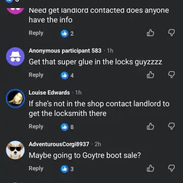 Image from Jaynesbabybank Registered - cic, 11 Jul 2026: Look at the state of these stalkers this morning! Glue in the locks - costing the landlord more money . Anyone can use the high street with 
