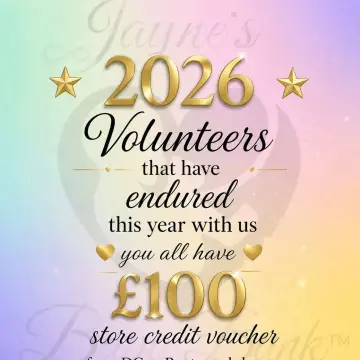 Image from Jaynesbabybank Registered - cic: We are over the 1/2 point of the year! Thank you to our volunteers that have stuck with us. £100 store credit voucher to everyone who has st