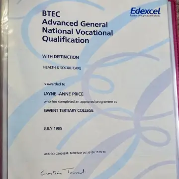 Image from Jaynesbabybank Registered - cic, 13 Sep 2026: I forgot I did an extra year in college because I was unwell. Started in 1996 - 1999 finished. This was at Crosskeys. I had my community pla
