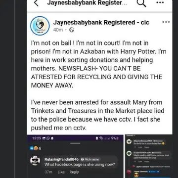 Photo from Jaynesbabybank Registered - cic: I'm ON my device you berk! How do you think I'm writing this response! Stop lying and manipulating things