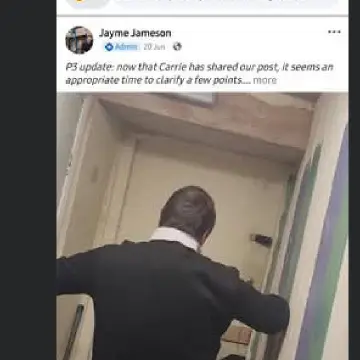 Photo from Jaynesbabybank Registered - cic, 4 Jul 2026: That's my door. I own it and have a receipt for it. 🤣🤣🤣👍🦶I have a email from a landlord to say I'm authorised to unlock my own door between 