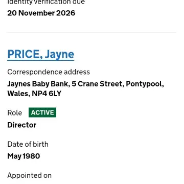 Image from Jaynesbabybank Registered - cic, 3 May 2026