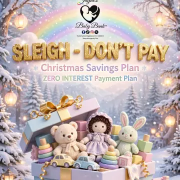 Image from Jaynesbabybank Registered - cic: Guess what's around the corner! SLEIGH - DON'T PAY ! Mum's you can start putting items away from next week and paying towards them weekly - 