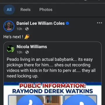 Image from Jaynesbabybank Registered - cic, 24 Aug 2026: Nicola Willaims inciting hate against myself and the baby bank AGAIN. she is now inciting this Daniel and Louise who I have never met to att