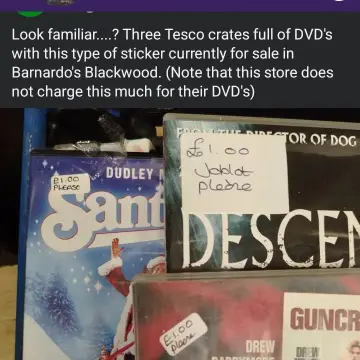 Image from Jaynesbabybank Registered - cic: Imagine missing the eclipse to bitch about someone donating our 20 for £1 dvd bundles to another charity shop! Scandalous that banardoes wou