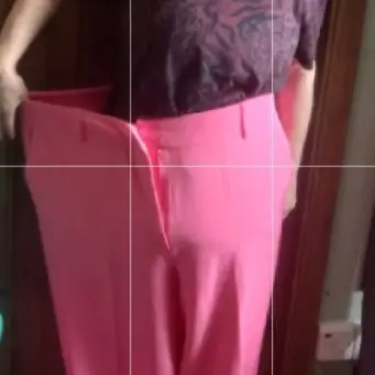 Photo from Jaynesbabybank Registered - cic: Found a pair of my old trousers while sorting out my wardrobe to donate the clothes to our baby bank. These trousers were a size 24.