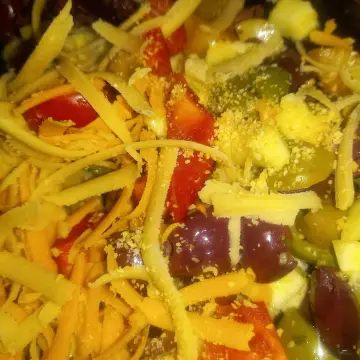 Image from Jaynesbabybank Registered - cic, 21 Jul 2026: Busy bee Made up some salad bits for a Tiffany Plate Made a courgette and olice pasta bake Lemon carmel and chocolate parfait