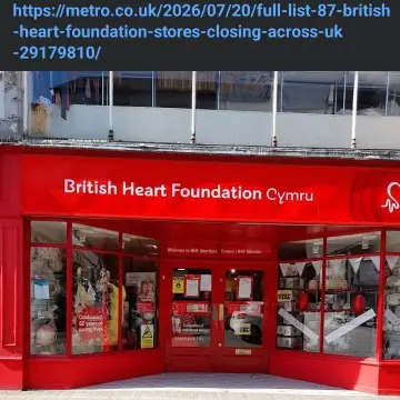 Photo from Jaynesbabybank Registered - cic: GAME closing 300 shops . BRITISH HEART FOUNDATION closing 87 shops. Thank you so much to our customers for supporting us through this retail