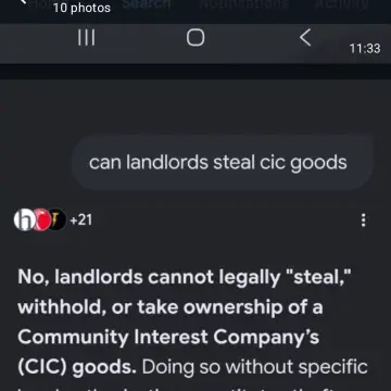 Image from Jaynesbabybank Registered - cic, 22 Jun 2026: Can I remind landlords again, we are not just a tenant we are a Trademarked Registered CIC 16838920. You can not dispose or sell any assets 