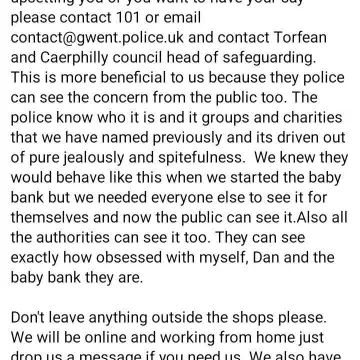 Photo from Jaynesbabybank Registered - cic, 3 May 2026: Please report the malicious group and report it to the police for gang stalking and malicious content and civil conspiracy. Many thanks to a