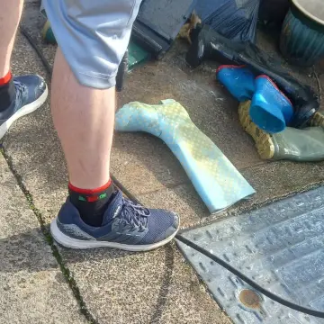 Photo from Jaynesbabybank Registered - cic, 15 Sep 2026: Dan's on the over time. We have had some wellies donated so he's giving them all a pressure wash. Most charities or second hand shops would 
