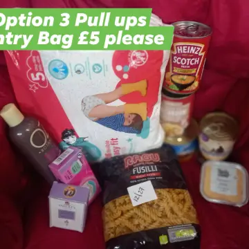 Image from Jaynesbabybank Registered - cic, 12 Jul 2026: These are our £5 pantry bags that are available daily to everyone. We may limit bags to 1 per household. This is the minimum quantity that y