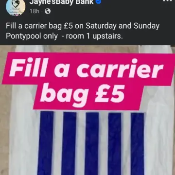 Photo from jaynesbabybank1_tm · TikTok, 2 Aug 2025: 5 Crane Street Mon- Sat 10-4 Pontypool open Sunday 14 Pentrebane Streer Mon- Sat 10-4 CAERPHILLY 68 Tredegar Street Mon - Friday 10-4 approx