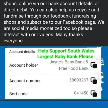 Photo from jaynesbabybank1_tm · TikTok, 17 Oct 2025: We are the largest Baby Bank in South Wales. We are the 1st and only foodbank for Babies and Children in the UK. WE have helped thousands of